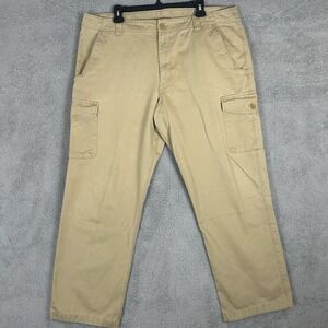 The North Face Mens 38x30 Khaki Cargo Pants Outdoor Hiking Camping